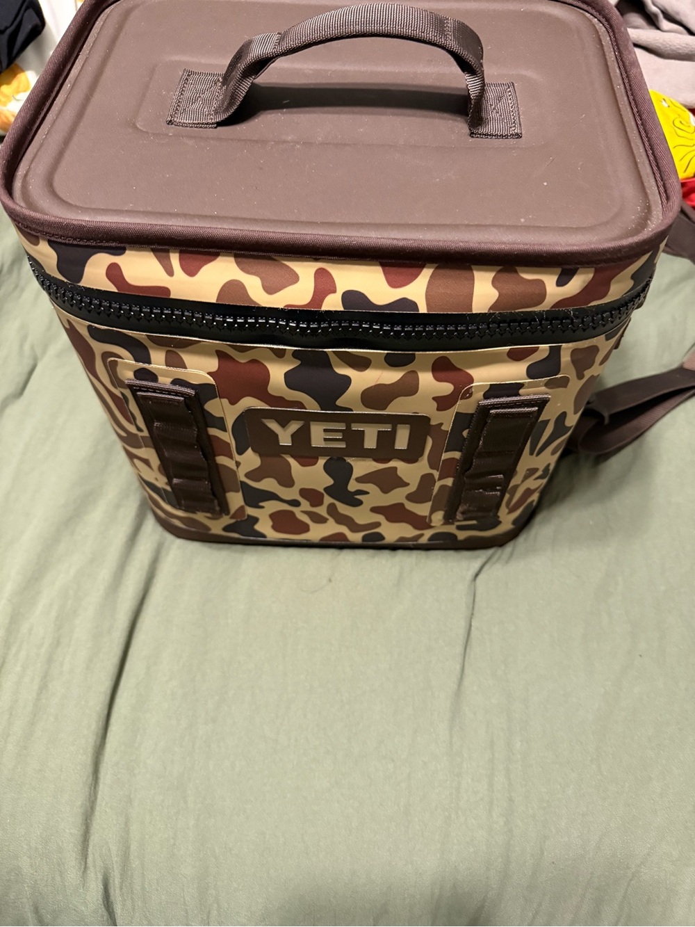 Yeti Brown Camo Soft Cooler Bag
